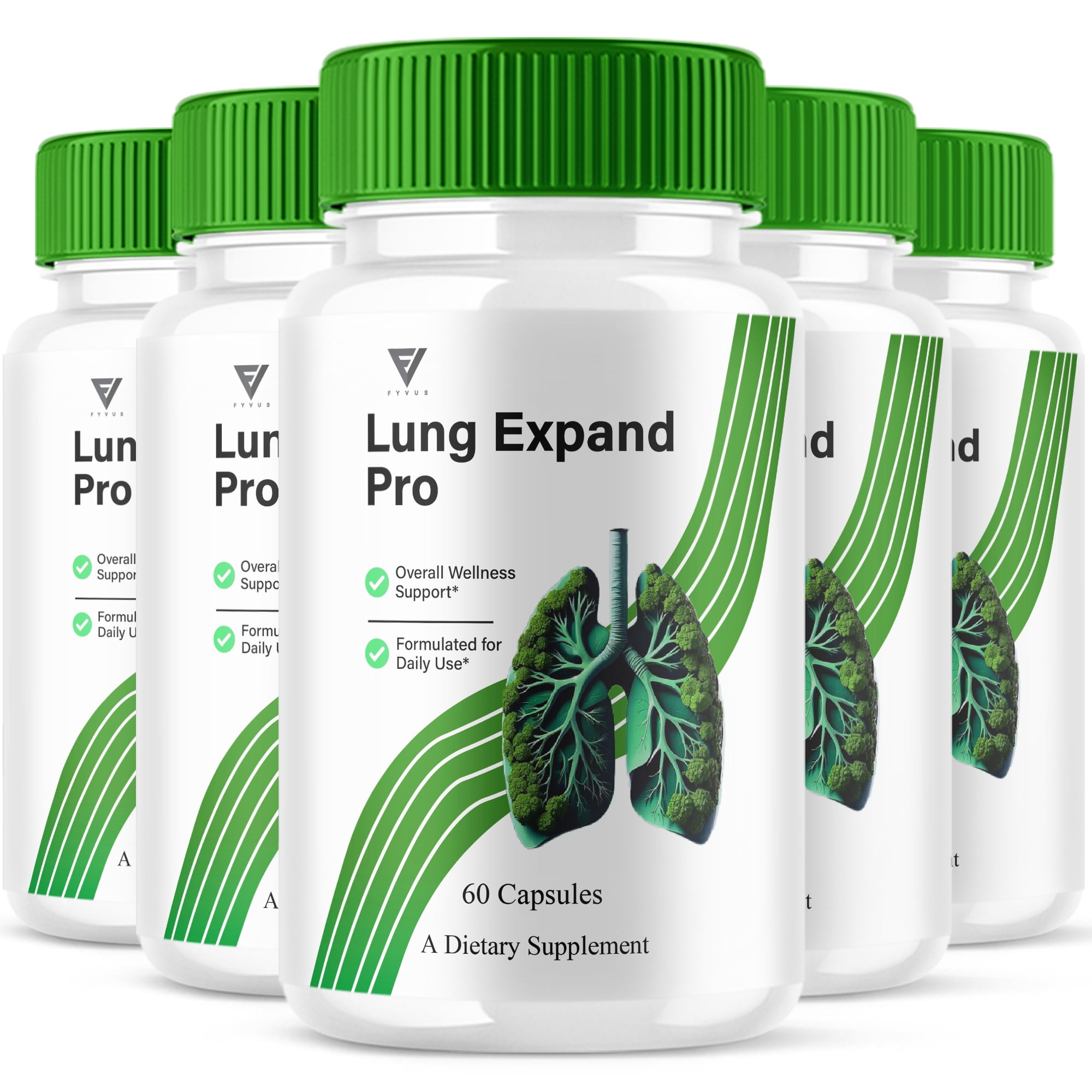 (5 Pack) Lung Expand Pro, LungExpandPro Advanced Supplement (300 ...
