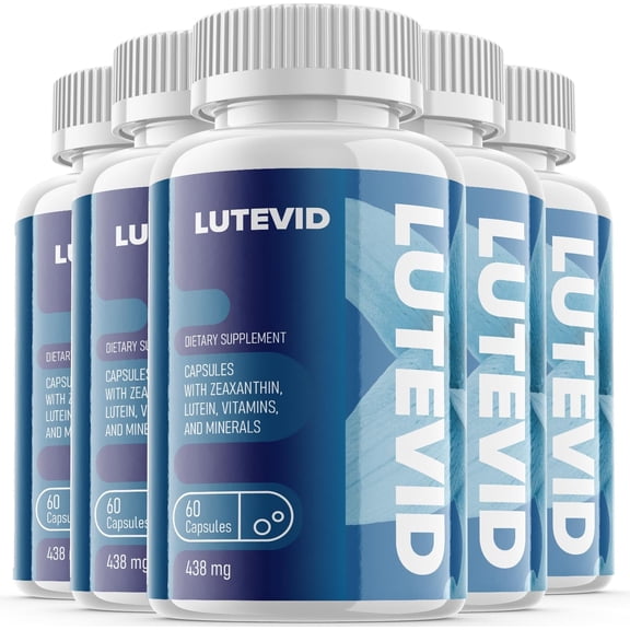 (5 Pack) Lutevid - Revolutionary Advanced Vision Matrix Formula - Supports Healthy Vision - Dietary Supplement for Eyes Sight - 300 Capsules