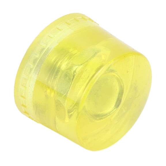 5-Pack M8x1 Threaded Soft Rubber Hammer Head Replacements - Transparent Yellow Striking Tips for Door & Window Installation 5Pcs yellow rubber