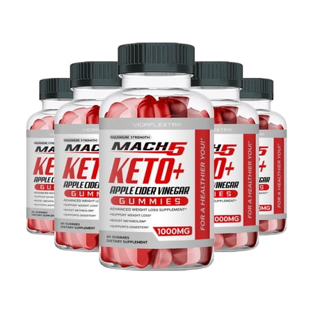 (5 Pack) Mach5 Keto Gummies - Mach5 Keto Weight Loss Gummies