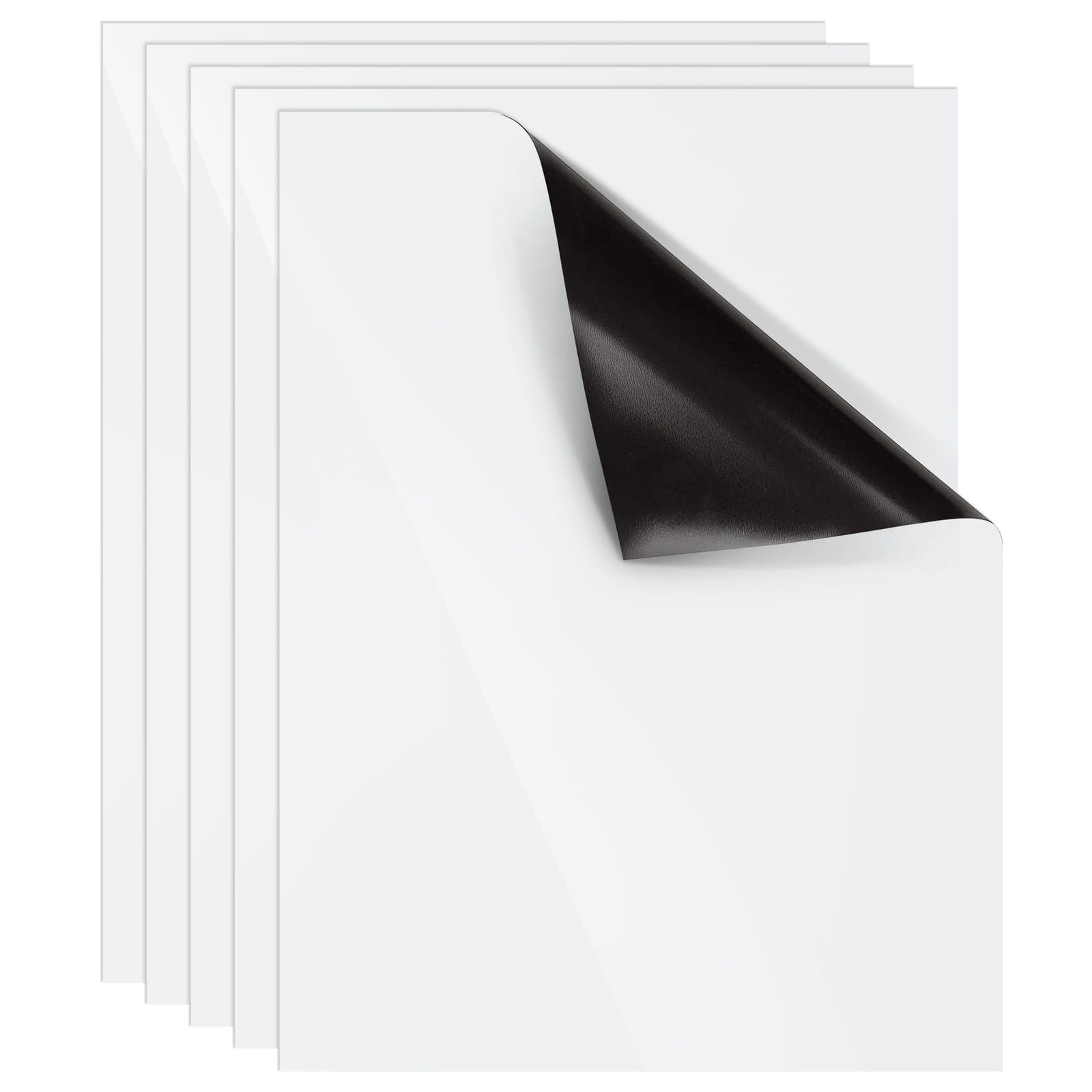 Uxcell 18 x 12 Right Angle Magnetic White Board Contact Paper, White  2Pack 