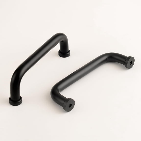 5 Pack Matte Black 10 Inch Long Cabinet Pulls Modern Drawer Handles Bathroom Vanity Pulls Cupboard Door Handles Furniture Hardware for Kitchen