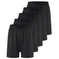 thumbnail image 1 of 5 Pack Men's 7" Dry Fit Shorts Athletic Basketball Running Gym Workout, 1 of 6