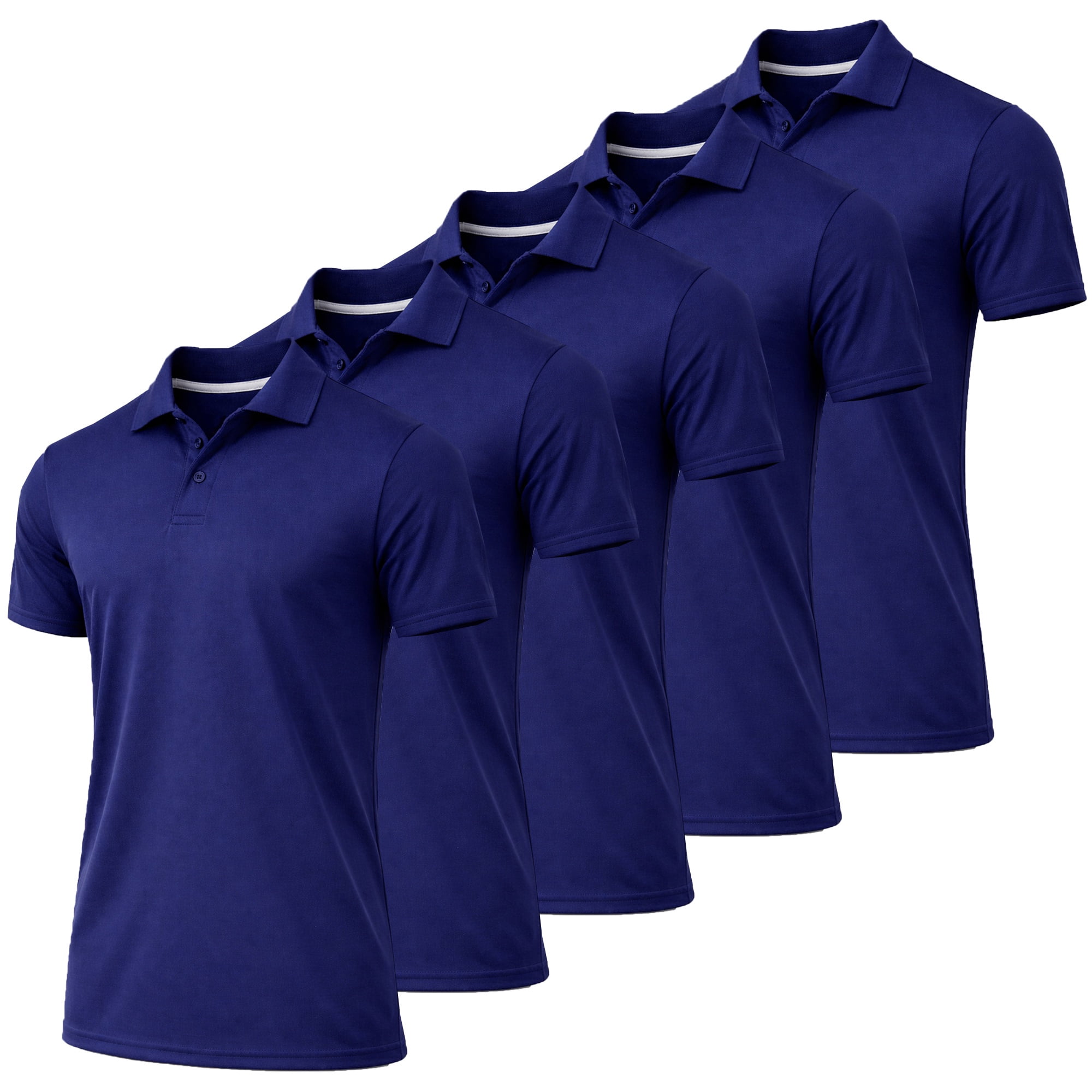 トップス unfil / Cotton Polo Shirt size 5 Galaxy by Harvic, 5-Pack Men's Dry Fit Polo Shirt, Moisture