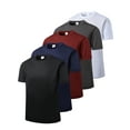 thumbnail image 1 of 5 Pack Men's Dry Fit T Shirts Athletic Running Gym Workout Short Sleeve Tee Shirts for Men, 1 of 7