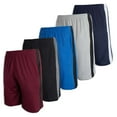 thumbnail image 1 of 5 Pack: Men's Mesh Athletic Basketball Shorts Quick Dry Activewear with Pockets, 1 of 6