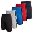 thumbnail image 1 of 5 Pack: Men's Mesh Athletic Basketball Shorts Quick Dry Activewear with Pockets, 1 of 6