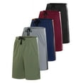 thumbnail image 1 of 5 Pack: Men's Mesh Athletic Basketball Shorts Quick Dry Activewear with Pockets, 1 of 6