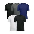 thumbnail image 1 of 5-Pack Men's Short Sleeve V-Neck Modern Fit Classic Tees (S-3XL), 1 of 5