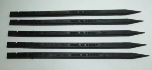 5-Pack Menda 35622 Nylon Point Blade Probe Spudger Cell Phone Tool 6In Black
