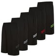 thumbnail image 2 of All In Motion Boys' Basketball Shorts – Moisture Wicking, Quick Dry, Pockets, Drawstring 2 of 3