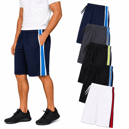 DARESAY Men’s 5-Pack Athletic Mesh Shorts with Pockets, Moisture-Wicking Basketball Gym Shorts, 9" Inseam, S-3XL price history and forecast - Daresay 1912