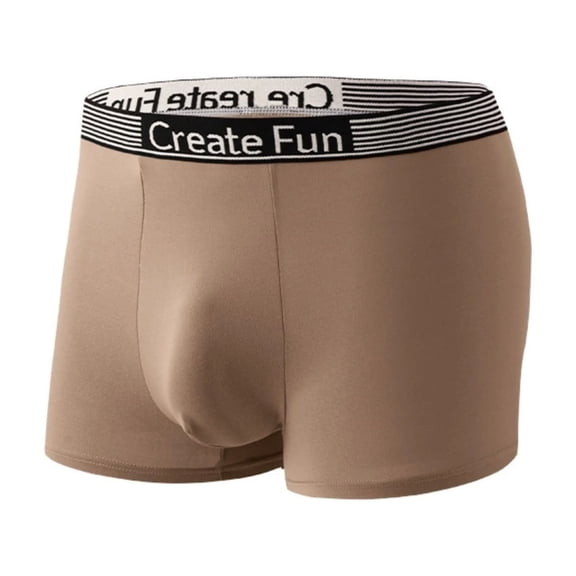 5 Pack Mens Underwear Boxer Briefs Skin Friendly Ice Silk Casual Large Size Breathable Comfortable Fashion Panties