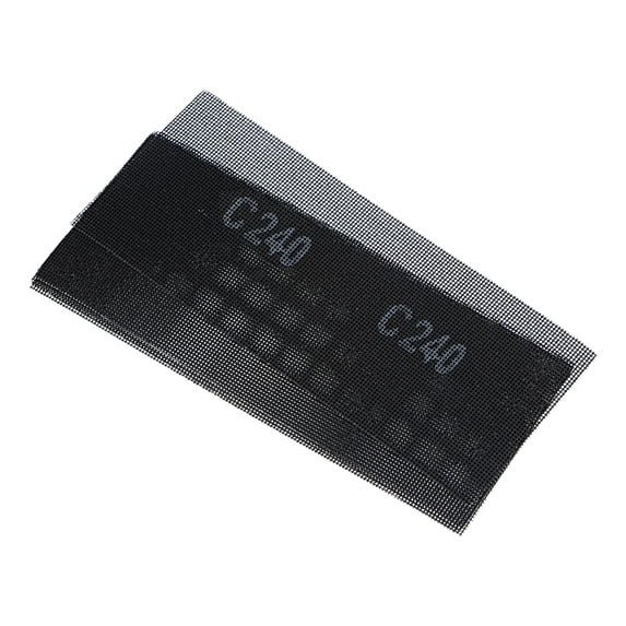 5 Pack Mesh Sanding Sheets 240 Grits 4-1/2-inch x 11-inch Dust-Free Wet/Dry Polishing for Grinding Wood Metal