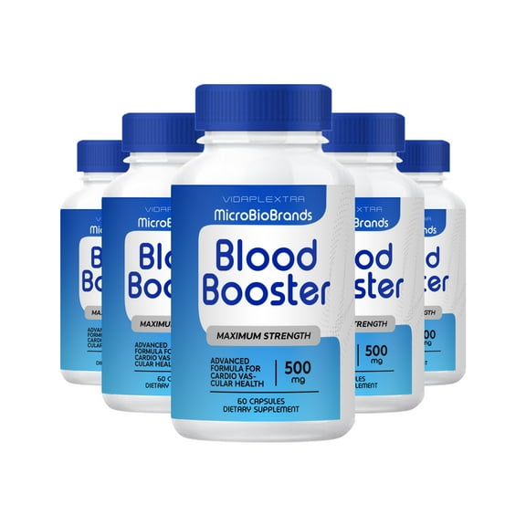 (5 Pack) Microbio Blood Booster Capsules - Blood Booster Capsules