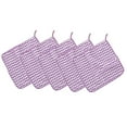 thumbnail image 1 of 5-Pack Microfiber Dish Towels with Hanging Loop | 30x30cm Thickened Kitchen Cleaning Cloths | Quick-Dry Hand Towels for Kitchen Bathroom, 1 of 2
