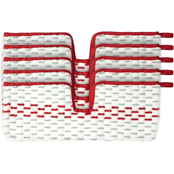 5 Pack Microfiber Mop Refills - Spray Mop & Flat Mop Replacement Pads | Mop Heads Replacements Compatible with ProMist MAX, Washable & Reusable Mop Refills