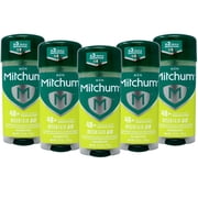 5 Pack - Mitchum Men s Triple Odor Protection Antiperspirant & Deodorant Gel, Mountain Air, 48HR Protection, 3.4 oz