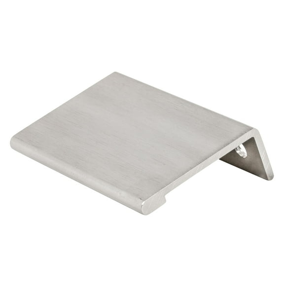 5 Pack Modern Style Edge Pull 31/32" (25mm) Inch Center To Center, Overall Length 1-9/16" (40mm)Stainless Steel Cabinet Hardware Pull / Handle