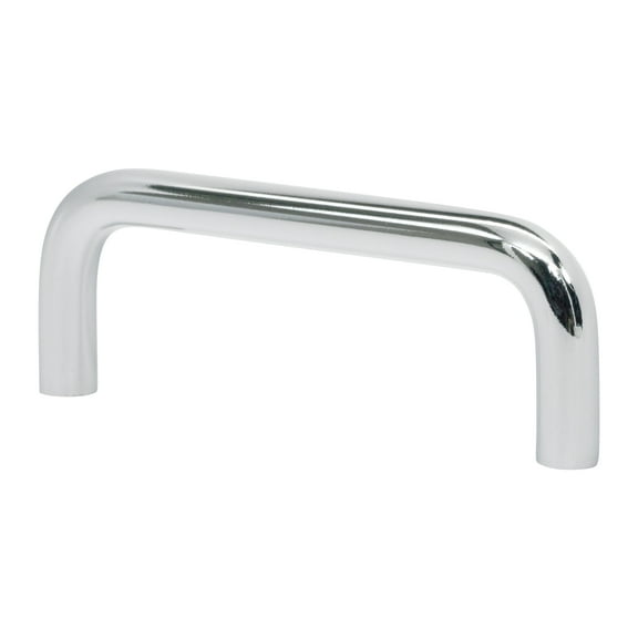 5 Pack Modern Wire Style 3" (76.2mm) Inch Center To Center, Overall Length 3-5/16", Chrome, Cabinet Hardware Pull / Handle