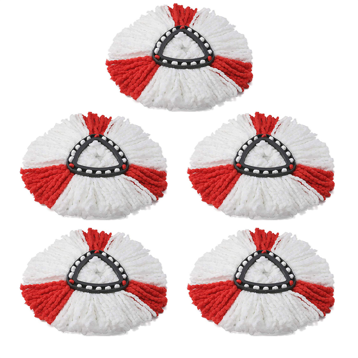 5 Pack Mop Head Refill Microfiber Spin Mop Head for OCedar EasyWring