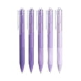 thumbnail image 1 of 5-Pack Multicolor Rollerball Gel Pens with Quick-Dry Carbon Ink & Refills | Smudge-Proof Writing Tools for Students/Office | Fidget Rollerball Clip Design & Vibrant Colors, 1 of 6