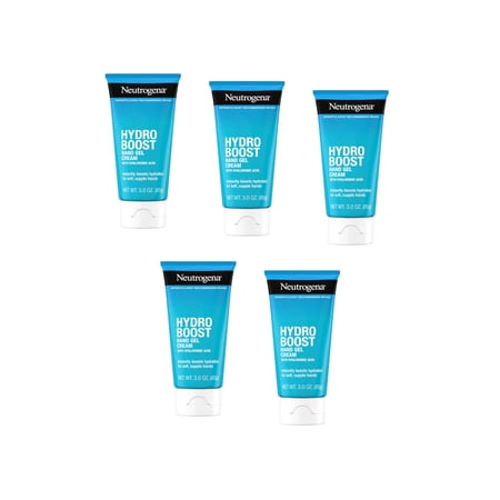 5 Pack NEUTROGENA HYDRO BOOST HAND GEL CREAM - 3 OZ each