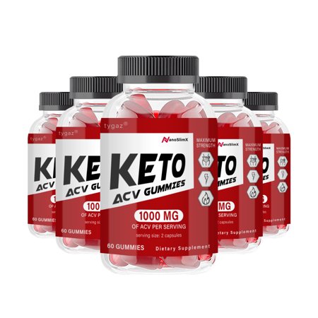 (5 Pack) NanoSlimX Keto - NanoslimX Keto Apple Cider Vinegar Gummies