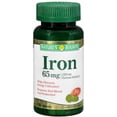 thumbnail image 1 of 5 Pack - Nature's Bounty Iron 65 mg Tablets 100 Tablets Each, 1 of 2