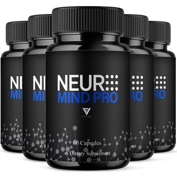 (5 Pack) Neuro Mind Pro Pills, NeuroMindPro Brain Health Formula (300 Capsules)