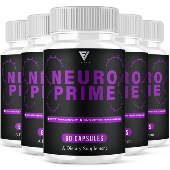 (5 Pack) Neuro Prime Advanced, NeuroPrime Brain Health Formula (300 Capsules)