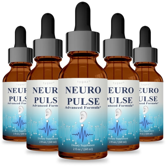 (5 Pack) Neuro Pulse Drops - Neuro Pulse Liquid Supplement