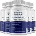 thumbnail image 1 of 5 Pack Neuro Tech IQ NeuroTech IQ Pills Brain Supplement 300 Capsules, 1 of 3