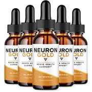 5 Pack Neuron Gold Drops, NeuronGold Daily Overall Health Support Drop 10oz