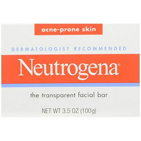 5 Pack - Neutrogena Acne Prone Skin Formula Facial Bar 3.50oz Each