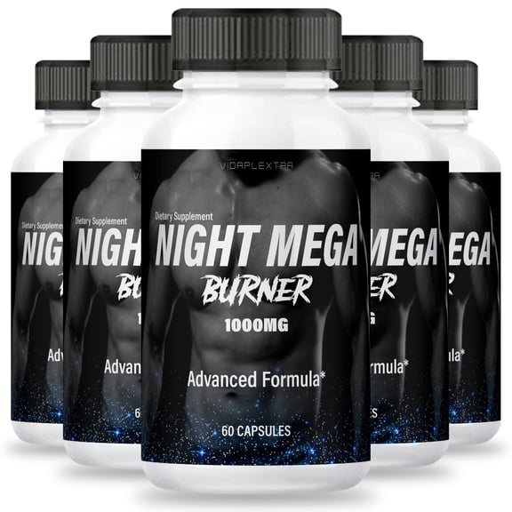 (5 Pack) Night Mega Burner Capsules - Night Mega Burner Keto Capsules