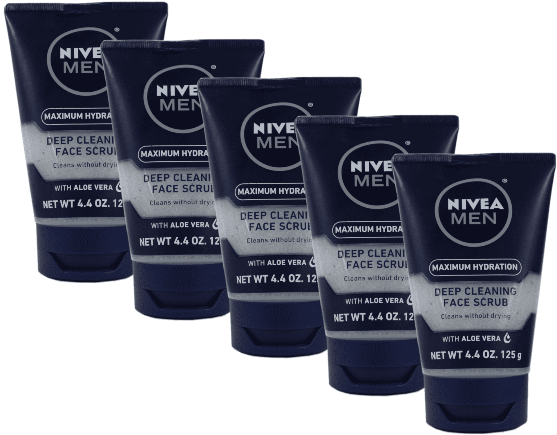 5 Pack Nivea For Men Energizing Face Scrub 4 4 Oz 125 G Each