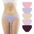 thumbnail image 1 of 5 Pack No Show Seamless Underwear,Low-Rise panties for women,Amazing Stretch & Tagless free, 1 of 6