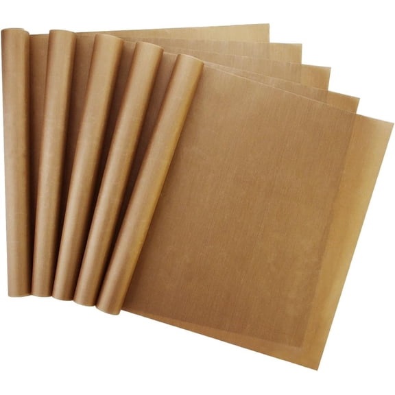Allio 5 Pack Non Stick Teflon Sheet, 16 x 24" PTFE Transfer Sheet Heat Resistant Craft Mat for Heat Press