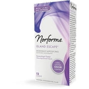 5 Pack - Norforms Suppositories Island Escape 12 Each
