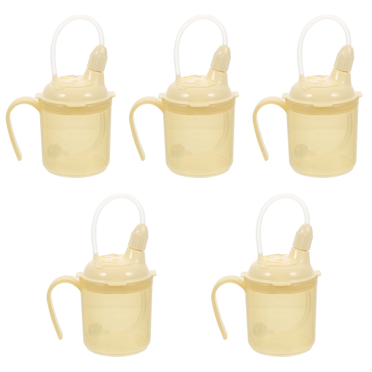 5 Pack Nursing Cup Water Glasses Sippy Bottles for Adults No Spill
