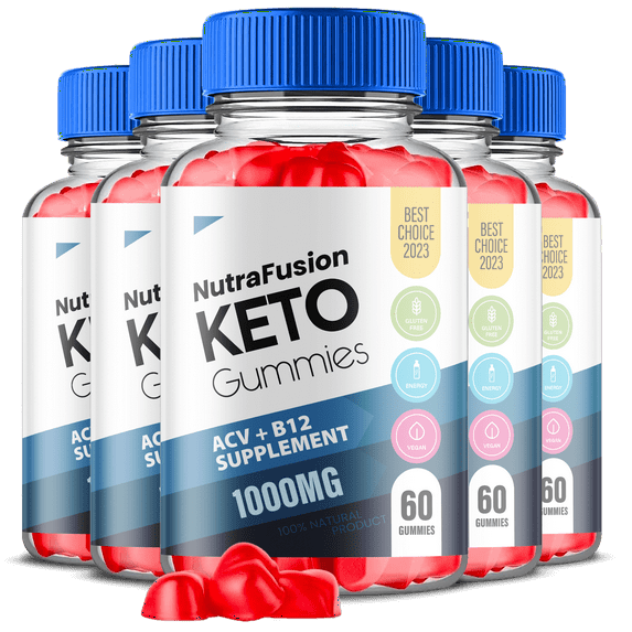 (5 Pack) Nutra Fusion Keto ACV Gummies - Apple Cider Vinegar Supplement for Weight Loss - Energy & Focus Boosting Dietary Supplements for Weight Management & Metabolism - Fat Burn - 300 Gummies