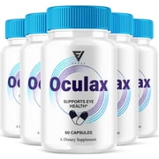 5 Pack Oculax Capsules, CleanEye Advanced Vision Support Formula 300 Capsules
