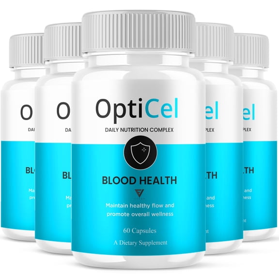 (5 Pack) Opticel Blood Support, Opti cel Formula (300 Capsules)