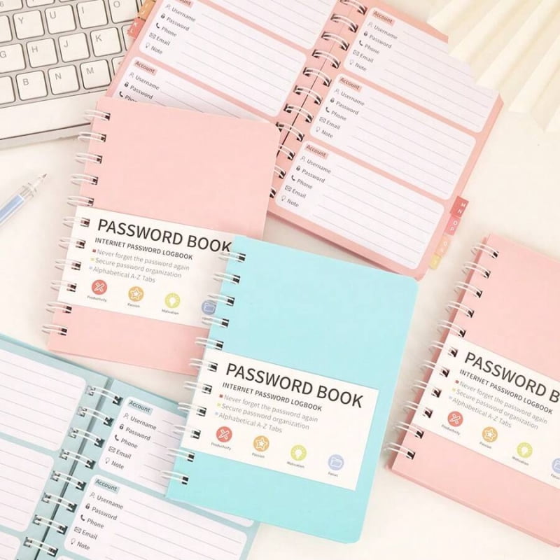 🔐 【5-Pack PVC Password Organizer】– Never Forget a Login Again ...