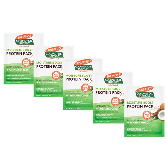 5 Pack Palmer's Coconut Oil Formula Deep Conditioning Protein Pack 2.1oz Each