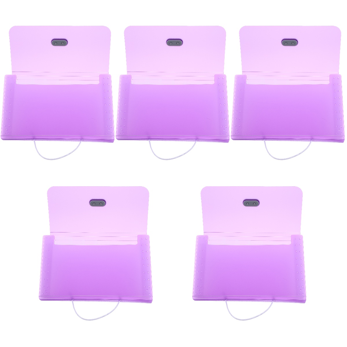 5 Pack Paper Organizer Accordion Office Supply Bill Folder Receipt File