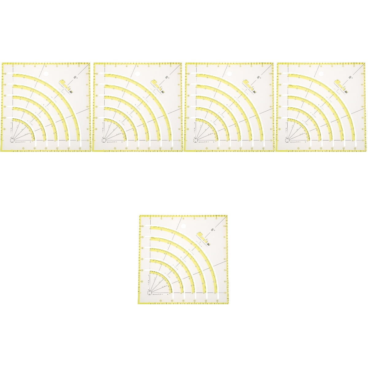 5 Pack Patchwork Ruler Quilting Rulers Brother Sewing Machine - Walmart.com