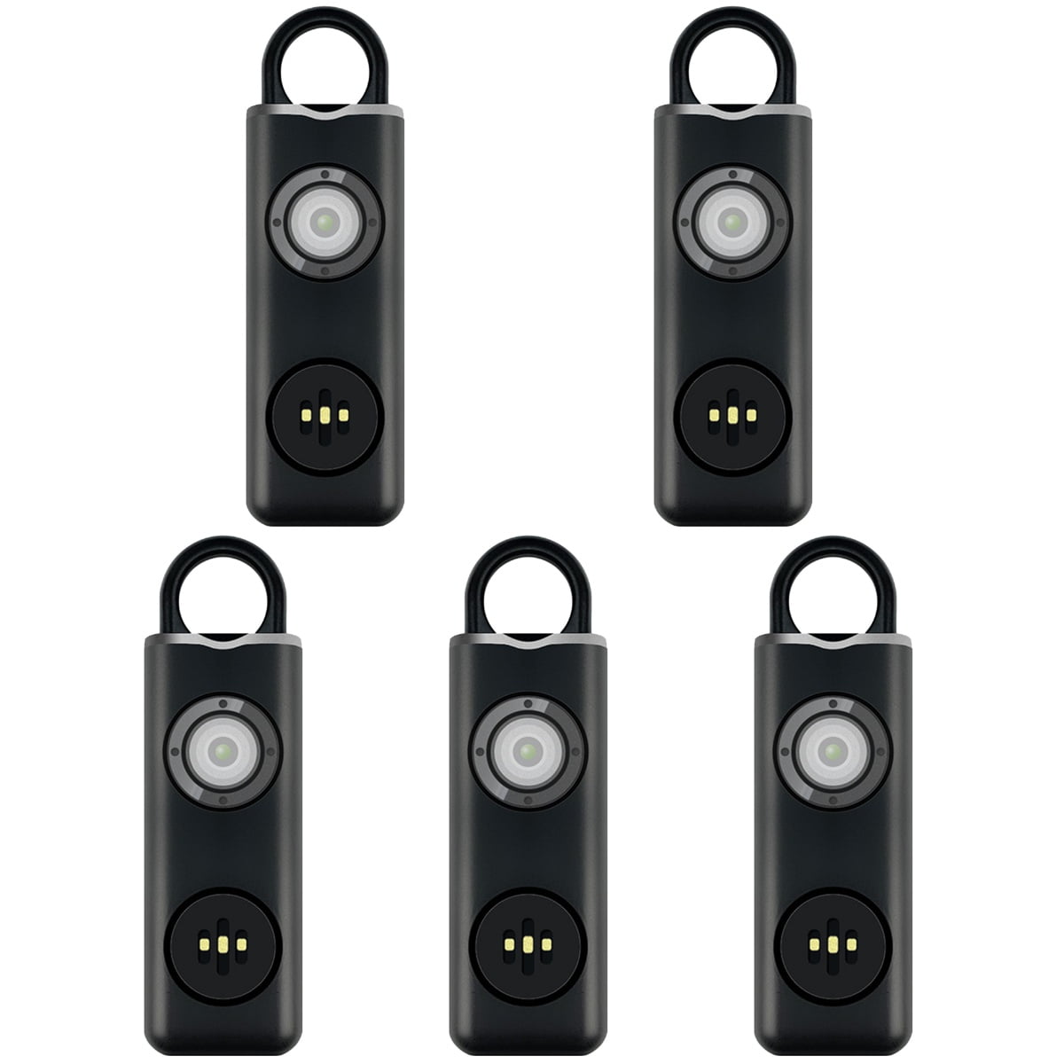 5 Pack Personal Alarm Safety Keychain for Women Alarms Self Defense Fob