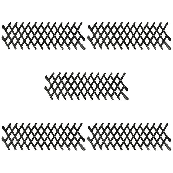5 Pack Pet Barrier Dog Fences Grate Kennel Puppy Travel Black